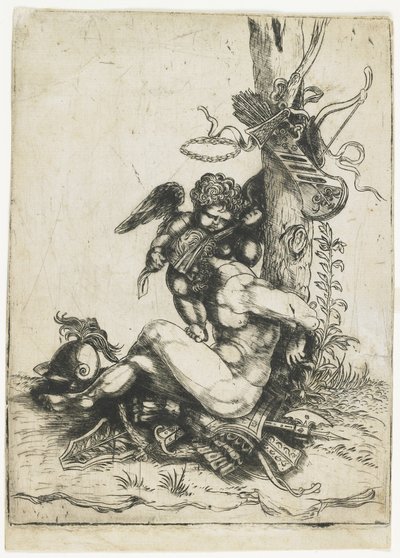 Mars Bound by Cupid, c.1515-1520 by Master of 1515